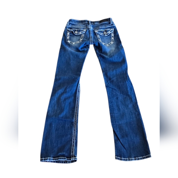Daytrip Flare & Wide Leg Blue Jeans - Picture 6 of 7